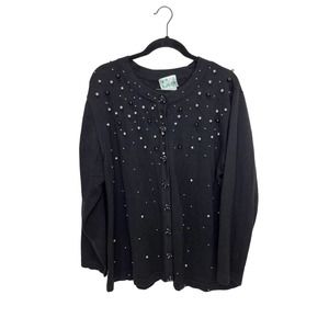 The Quacker Factory Women's‎ button up blazer size 1X